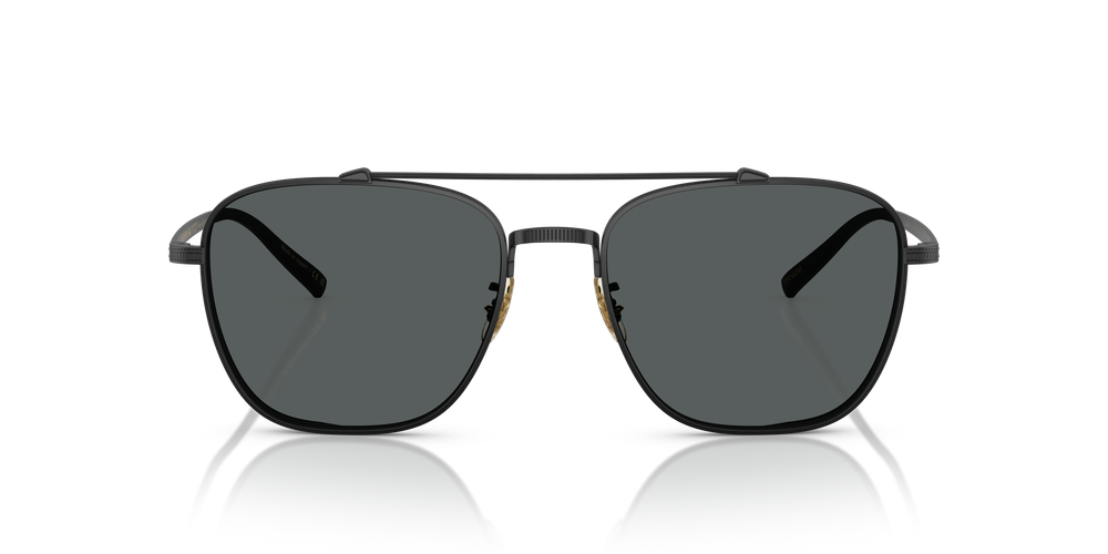 Sie Oliver Peoples Avison mit Matt Schwarz Gestell und Grau Gläsern - Bild 2