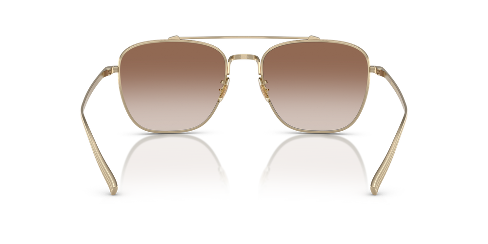 Oliver Peoples Avison con montatura Oro tenue e lenti  Marrone - L'immagine 5