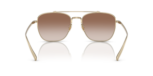 Oliver Peoples Avison con montatura Oro tenue e lenti  Marrone - L'immagine 5
