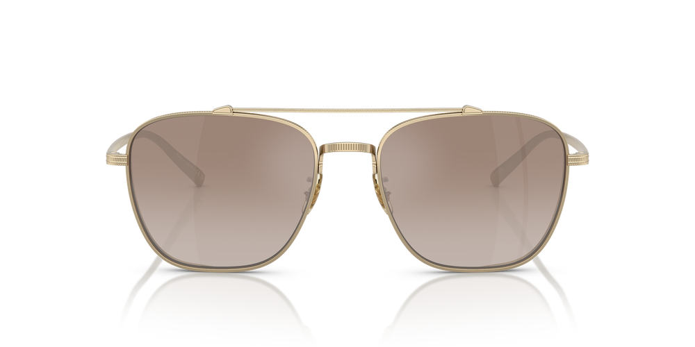 Oliver Peoples Avison con montatura Oro tenue e lenti  Marrone - L'immagine 2