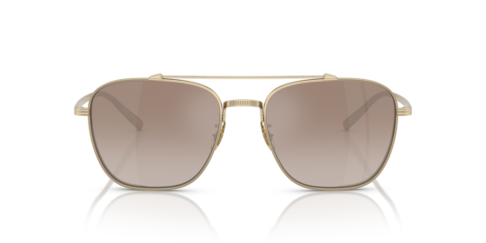 Oliver Peoples Avison con montatura Oro tenue e lenti  Marrone - immagine 2