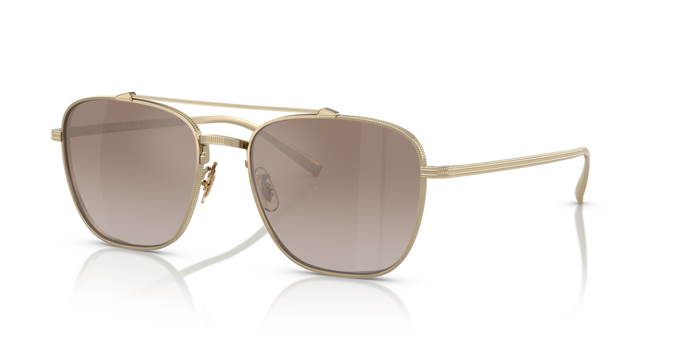 Oliver Peoples Avison avec une monture Or pâle et des verres Brun - image 4