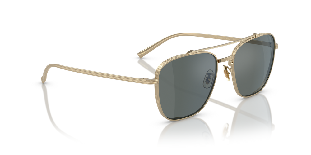 Oliver Peoples Avison avec une monture Or pâle et des verres Bleu - image 3