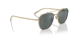 Oliver Peoples Avison avec une monture Or pâle et des verres Bleu - image 3
