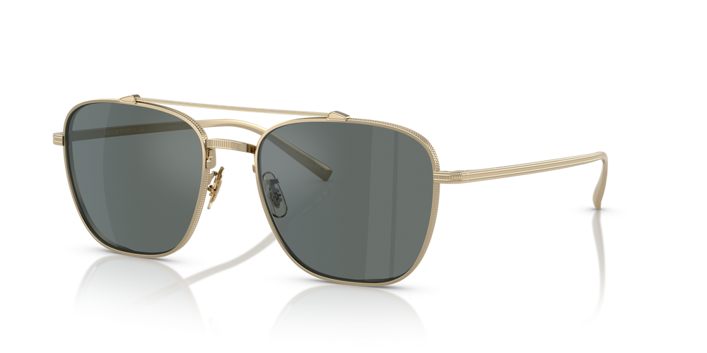 Oliver Peoples Avison avec une monture Or pâle et des verres Bleu - image 2