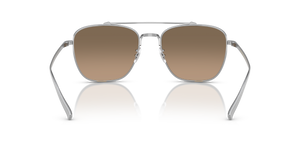 Sie Oliver Peoples Avison mit Silber Gestell und Braun Gläsern - Das Bild 5