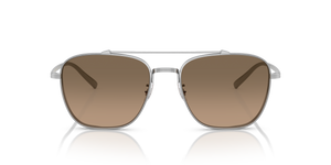 Sie Oliver Peoples Avison mit Silber Gestell und Braun Gläsern - Das Bild 2