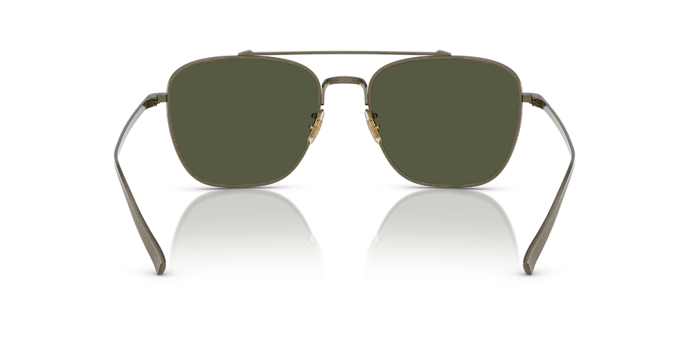 Oliver Peoples Avison con montura Oro Envejecido y lentes Verde - El 5