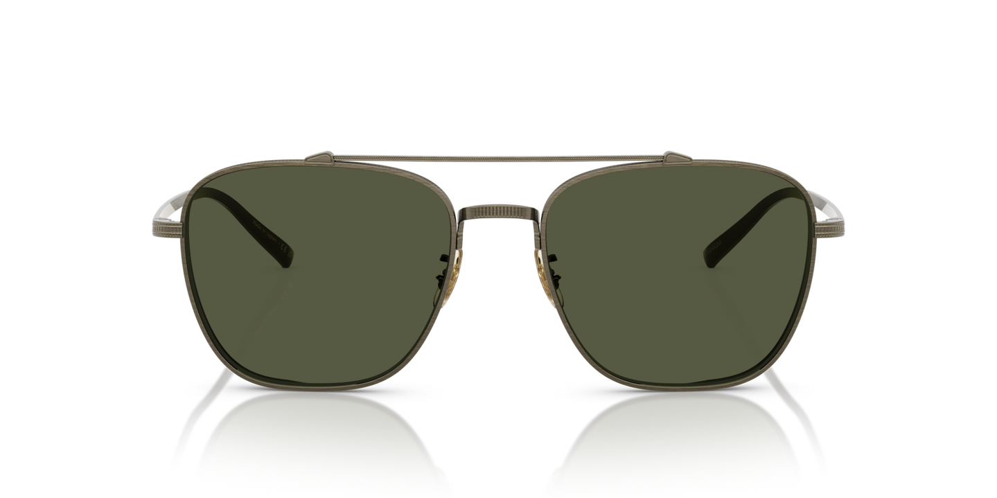 Oliver Peoples Avison with Antique Gold frame and Green lenses - Image Material