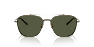 Oliver Peoples Avison avec une monture Or patiné et des verres Vert - image 2