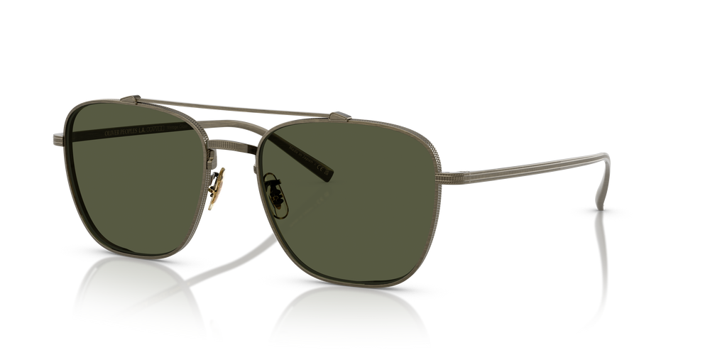 Oliver Peoples Avison con montura Oro Envejecido y lentes Verde - El 1