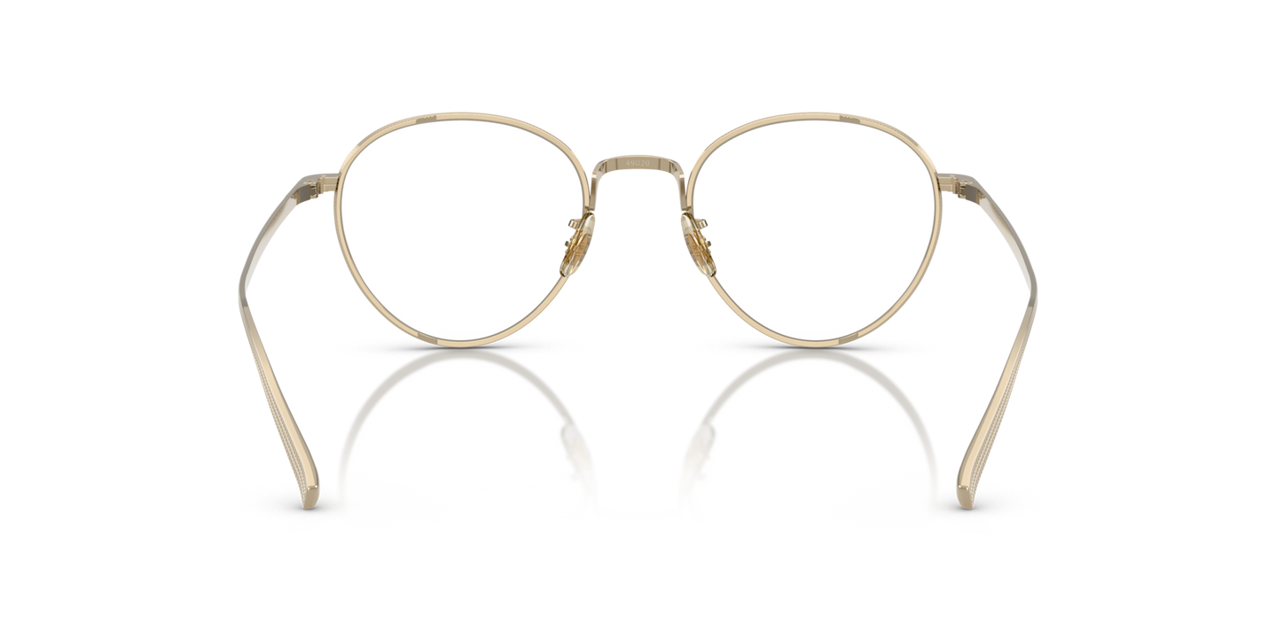Oliver Peoples Kesner with Soft Gold frame - Image Nosepads