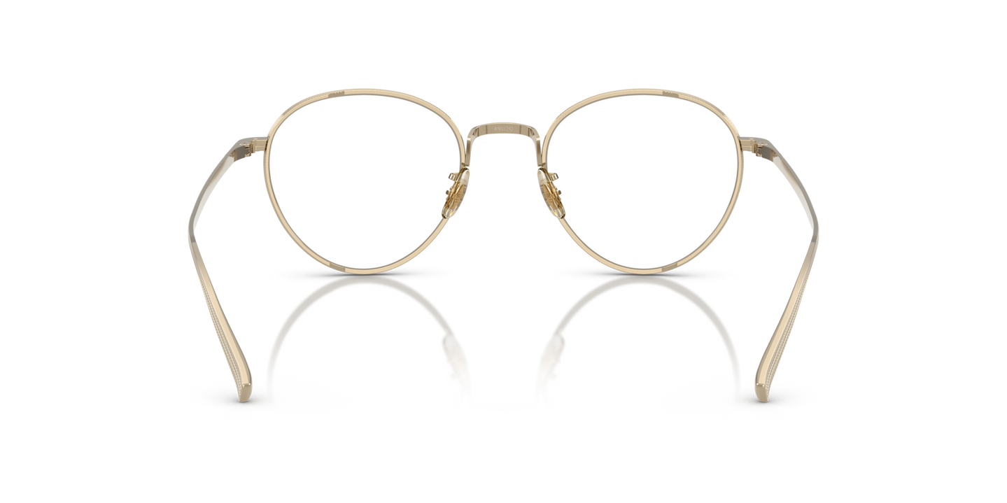 Oliver Peoples Kesner with Soft Gold frame - Image Nosepads