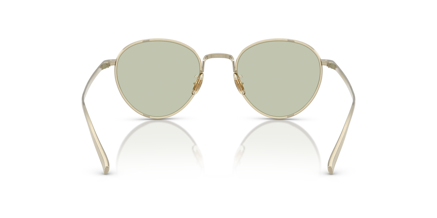 Oliver Peoples Kesner con montura Oro Suave Cepillado - Imagen Plaquetas nasales