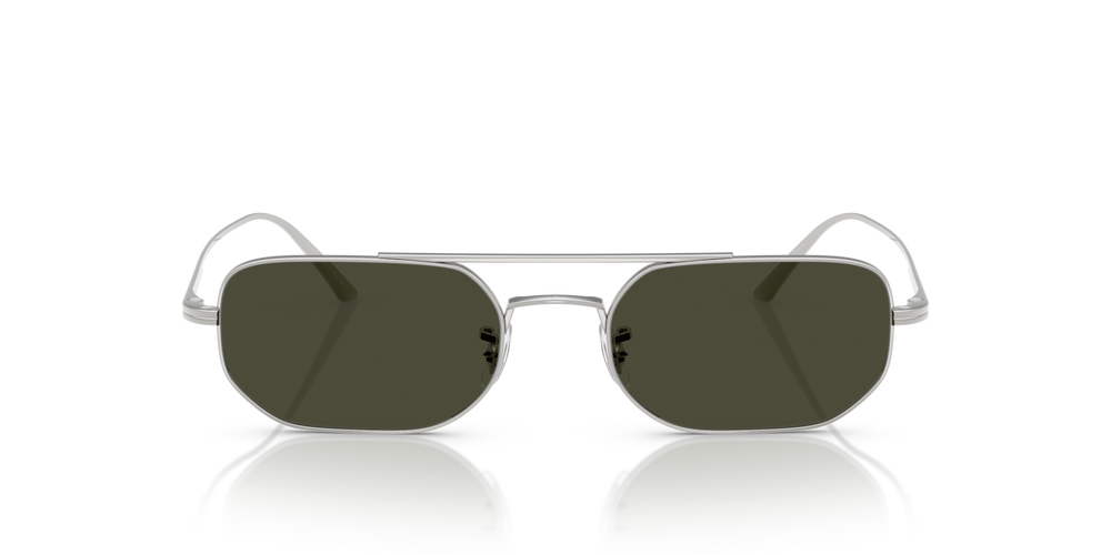 Oliver Peoples 1989C with Silver frame and Green lenses - image 2