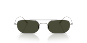 Oliver Peoples 1989C with Silver frame and Green lenses - Image 2