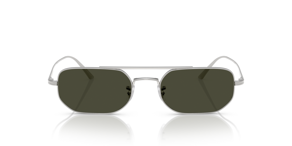 Oliver Peoples 1989C with Silver frame and Green lenses - image 2