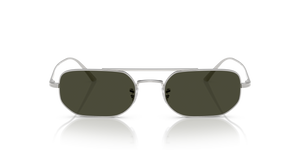 Oliver Peoples 1989C with Silver frame and Green lenses - image 2