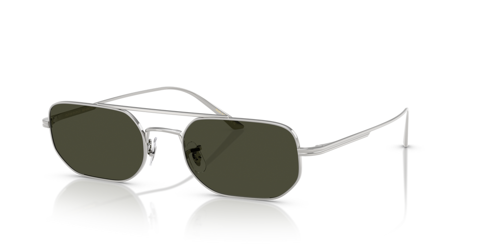 Oliver Peoples 1989C with Silver frame and Green lenses - image 4