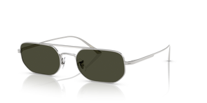 Oliver Peoples 1989C with Silver frame and Green lenses - image 1