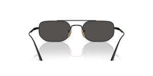 Oliver Peoples 1989C con montatura Nero Opaco e lenti  Grigio - L'immagine 5