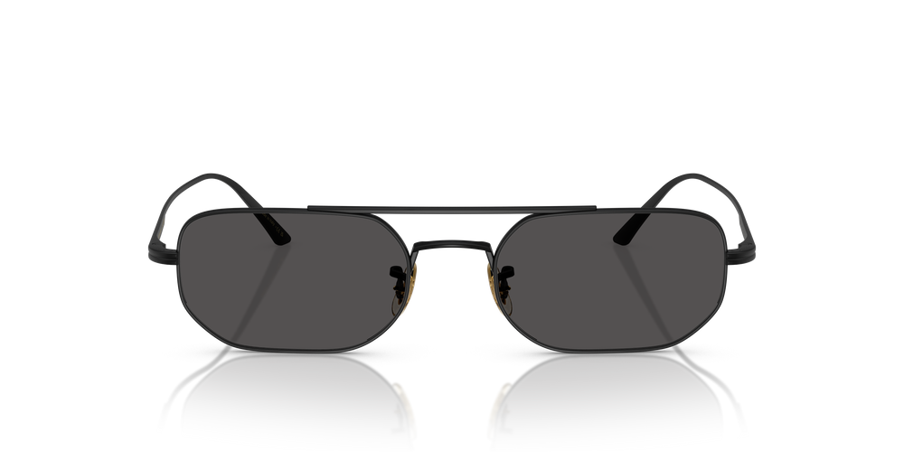 Oliver Peoples 1989C avec une monture Noir mat et des verres Gris - L'image 2