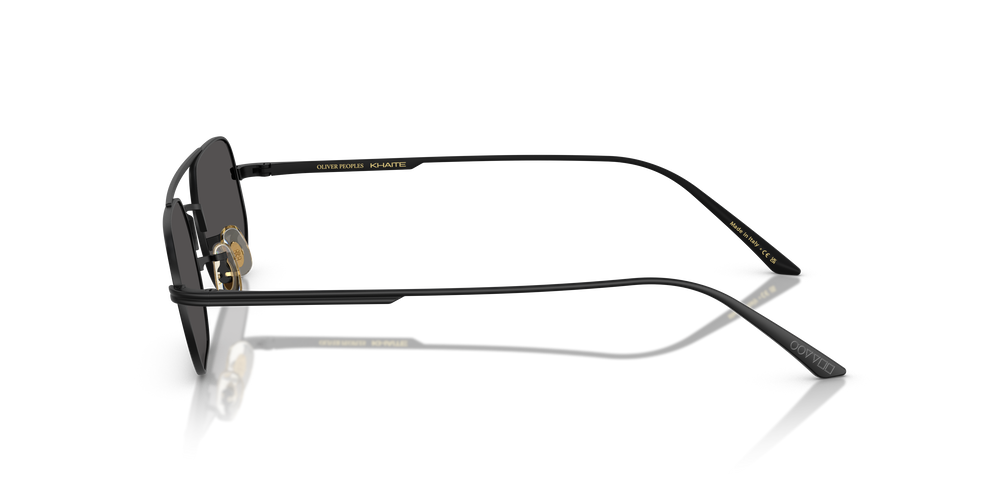 Oliver Peoples 1989C con montatura Nero Opaco e lenti  Grigio - L'immagine 4