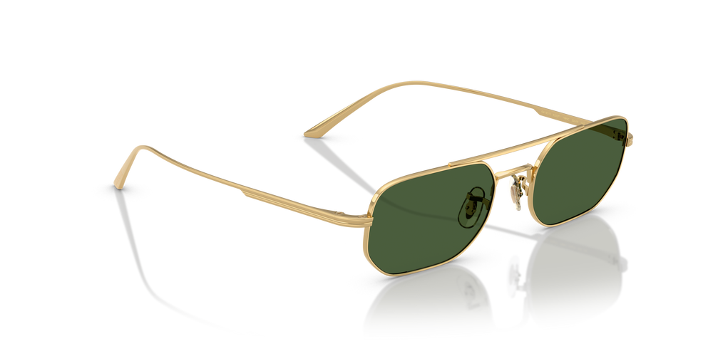 Oliver Peoples 1989C with Gold frame and Vibrant Green lenses