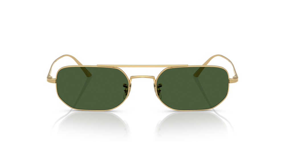 Oliver Peoples 1989C with Gold frame and Green lenses - image 2