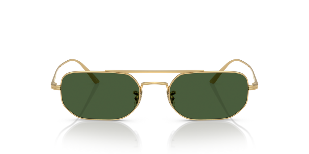 Oliver Peoples 1989C with Gold frame and Green lenses - image 2