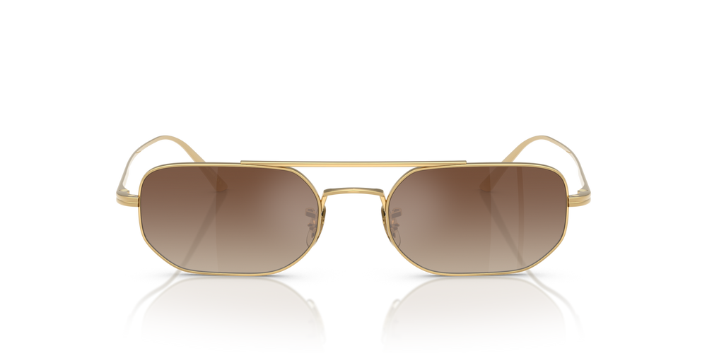 Oliver Peoples 1989C with Gold frame and Brown lenses - image 2