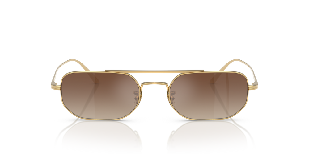 Oliver Peoples 1989C with Gold frame and Brown lenses - image 2