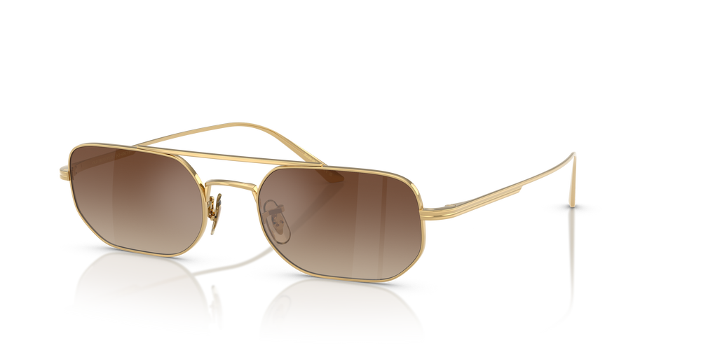 Oliver Peoples 1989C with Gold frame and Brown lenses - Image 4