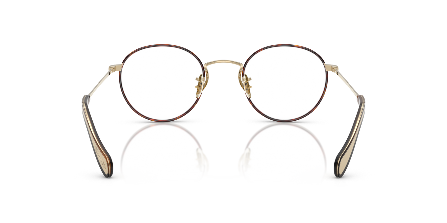 Oliver Peoples Coleridge II with Gold/Tortoise frame - Image Nosepads