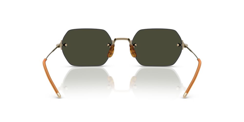 Oliver Peoples TK-13 with Gold frame and Green lenses - image 5