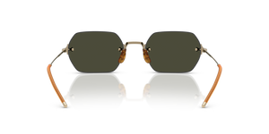 Oliver Peoples TK-13 with Gold frame and Green lenses - image 5