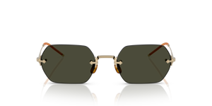 Oliver Peoples TK-13 with Gold frame and Green lenses - Image 2