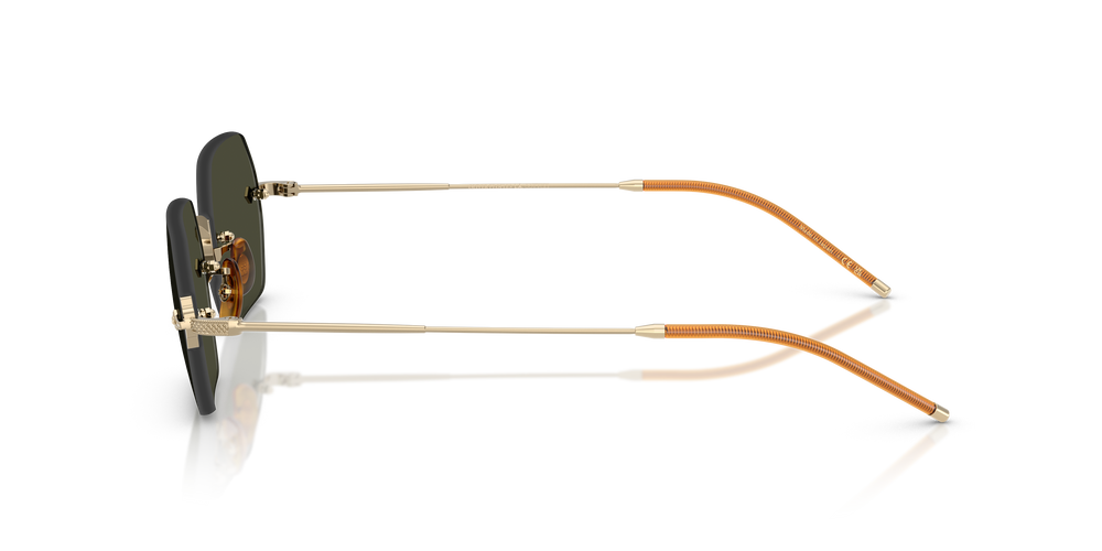 Oliver Peoples TK-13 with Gold frame and Green lenses - Image 4