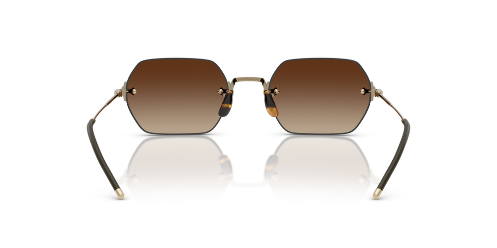 Oliver Peoples TK-13 con montatura Oro e lenti  Marrone - L'immagine 5