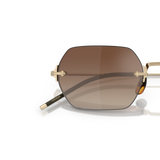 Sie Oliver Peoples TK-13 mit Gold Gestell und Braun Gläsern - Variant