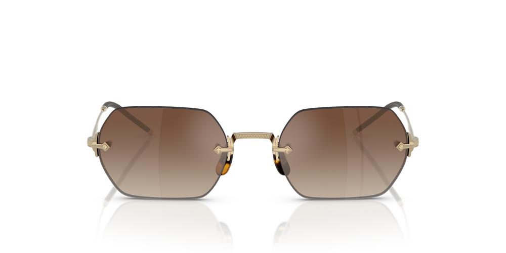 Sie Oliver Peoples TK-13 mit Gold Gestell und Braun Gläsern - bild 2