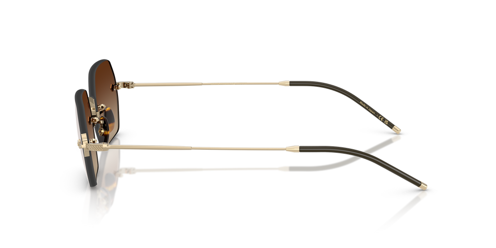 Oliver Peoples TK-13 con montatura Oro e lenti  Marrone - L'immagine 4