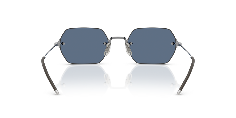 Oliver Peoples TK-13 with Silver frame and Blue lenses - image 5