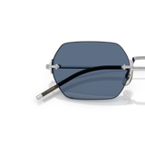 Sie Oliver Peoples TK-13 mit Silber Gestell und Blau Gläsern - Variant