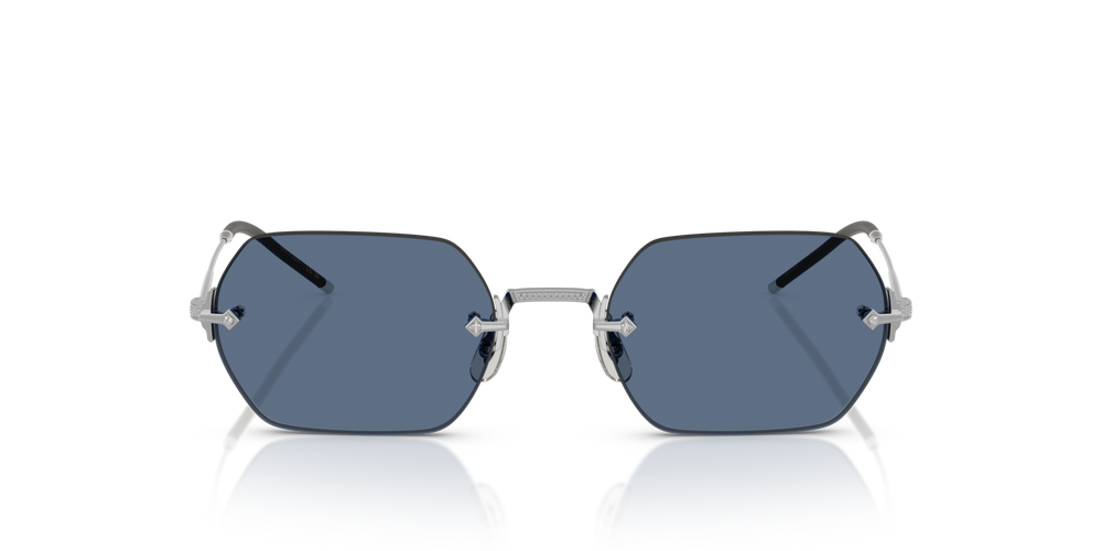 Oliver Peoples TK-13 con montura Plateado y lentes Azul - imagen 2