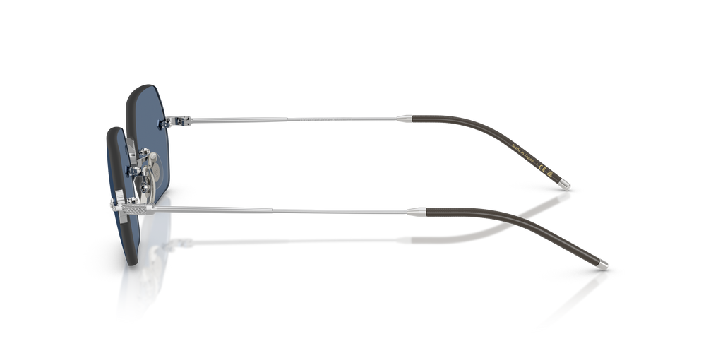 Sie Oliver Peoples TK-13 mit Silber Gestell und Blau Gläsern - Das Bild 4