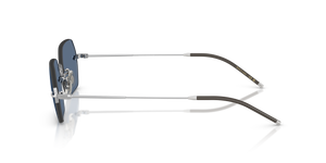 Sie Oliver Peoples TK-13 mit Silber Gestell und Blau Gläsern - Das Bild 4