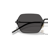 Oliver Peoples TK-13 avec une monture Noir mat et des verres Gris - Variant