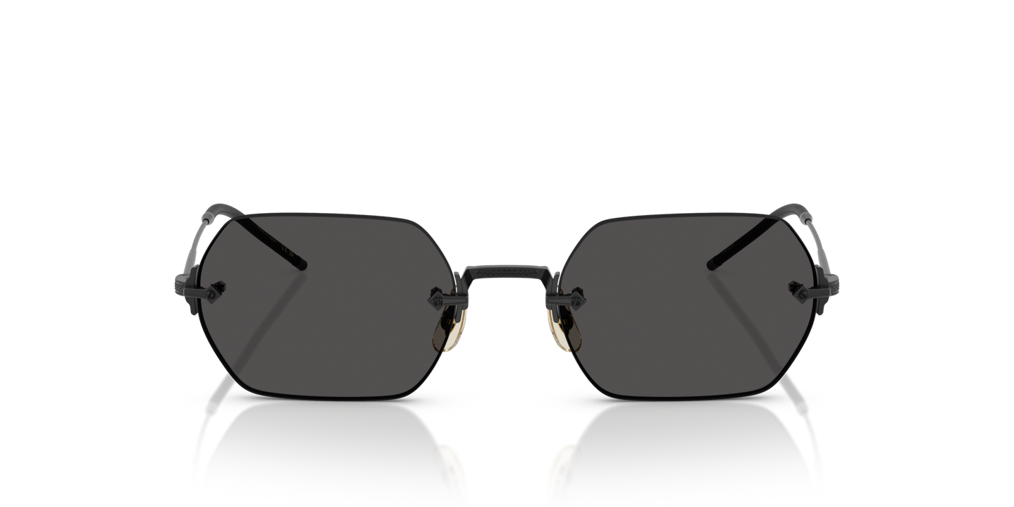 Oliver Peoples TK-13 con montatura Nero Opaco e lenti  Grigio - Immagine Materiale