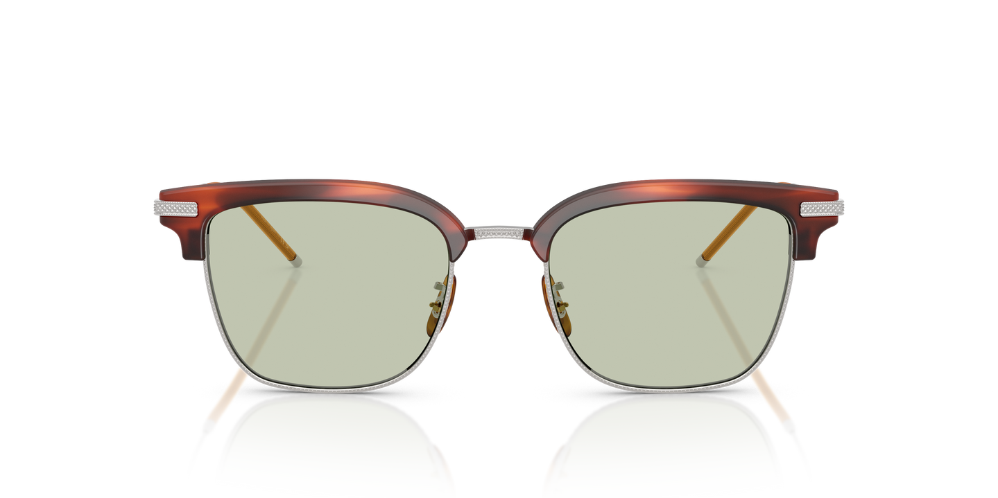Oliver Peoples TK-12 with Tuscany Tortoise/Brushed Silver frame